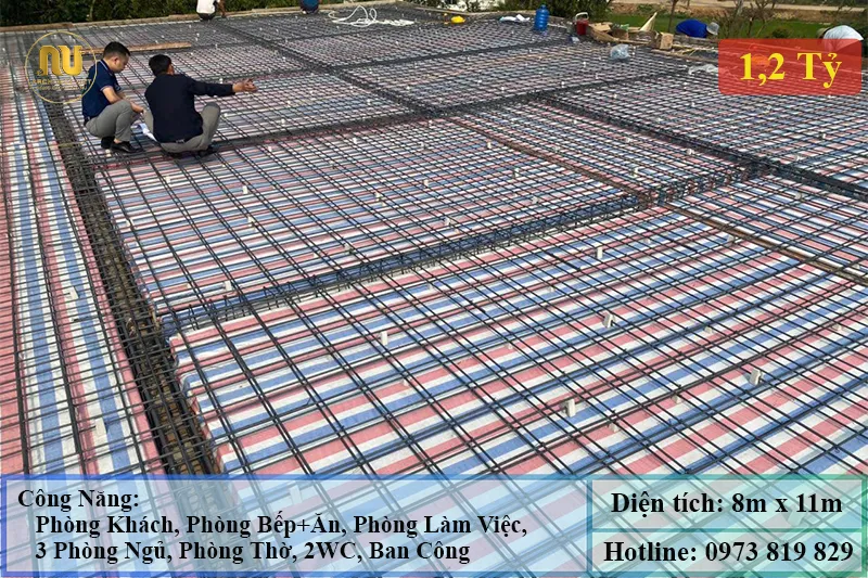 Mẫu Thiết Kế Nhà 8x11m