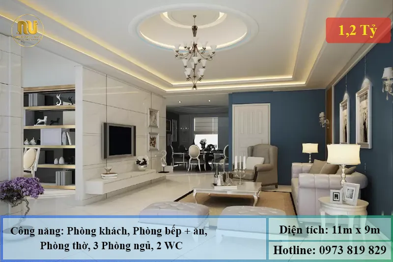Nhà Cấp 4 Mái Nhật 100 Mét Vuông
