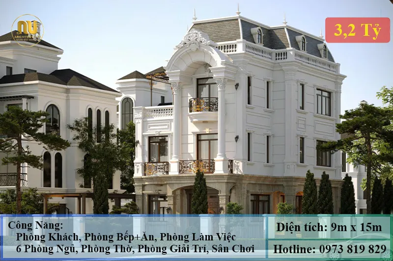 Nhà Mặt Tiền 9m 3 Tầng