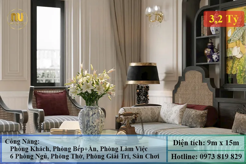 Nhà Mặt Tiền 9m 3 Tầng