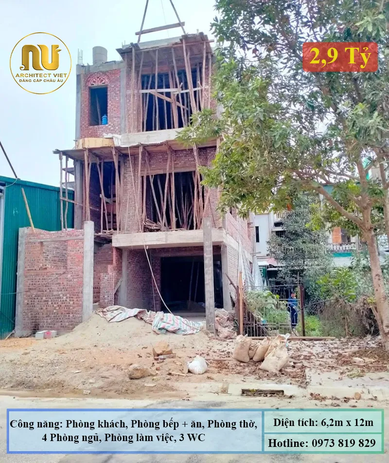 Nhà Phố Kết Hợp Nhà Thờ Họ Tầng Thượng