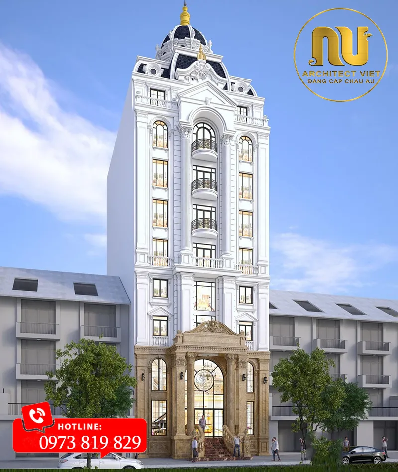 Thiết Kế Khách Sạn Mini 7x20 – Kiến Trúc Sang Trọng