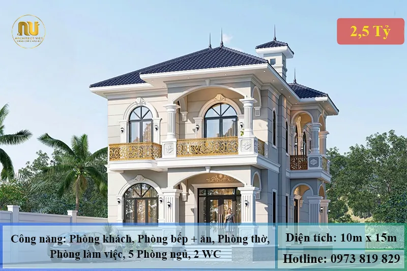 Biệt Thự Mái Nhật Mặt Tiền 10m – Xu Hướng Thiết Kế Sang Trọng