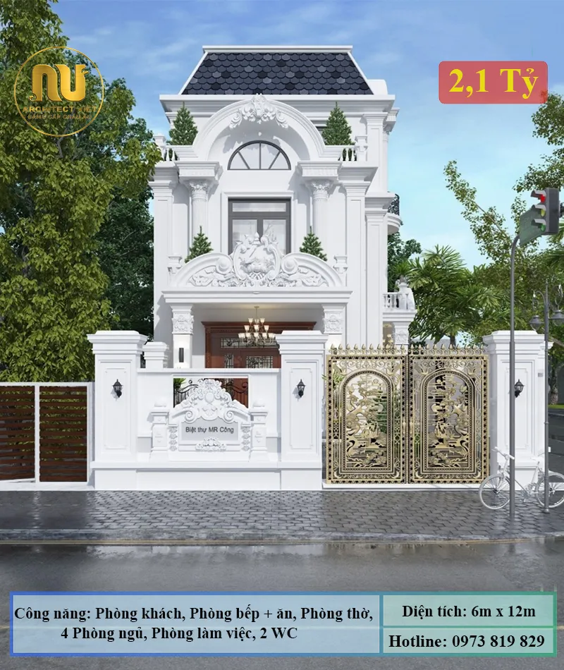 Biệt Thự Mini 200m2 – Không Gian Sống Sang Trọng