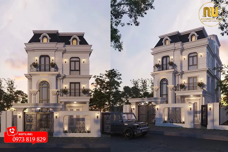 Mẫu Biệt Thự 9x13m – Kiệt Tác Kiến Trúc Tân Cổ Điển