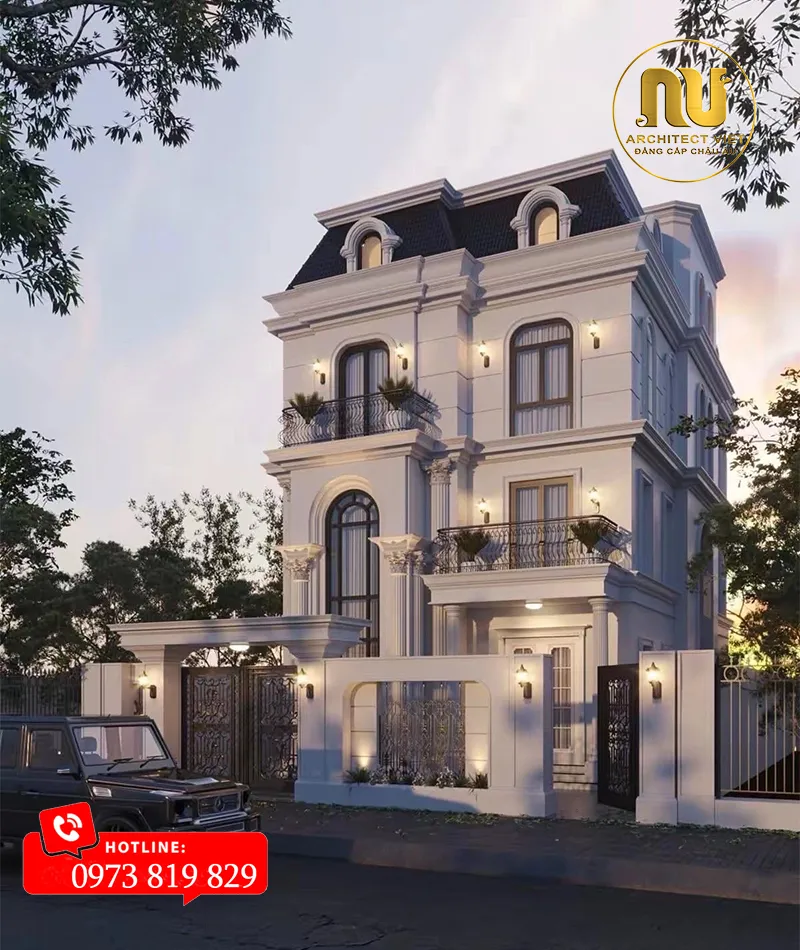 Mẫu Biệt Thự 9x13m – Kiệt Tác Kiến Trúc Tân Cổ Điển