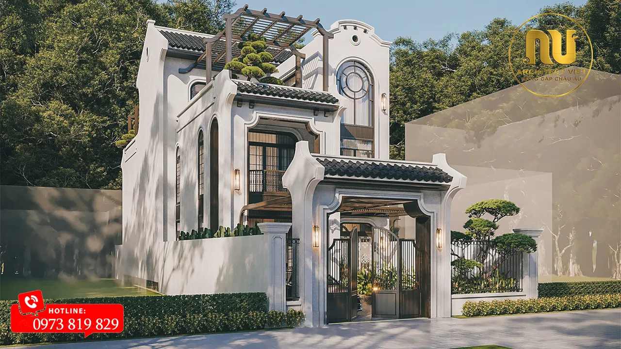 Mẫu Biệt Thự Kết Hợp Nhà Thờ Họ