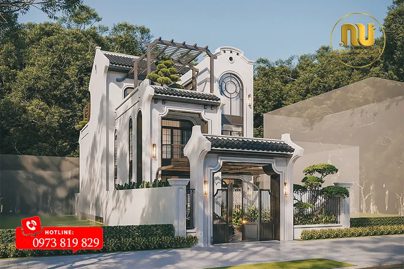 Mẫu Biệt Thự Kết Hợp Nhà Thờ Họ