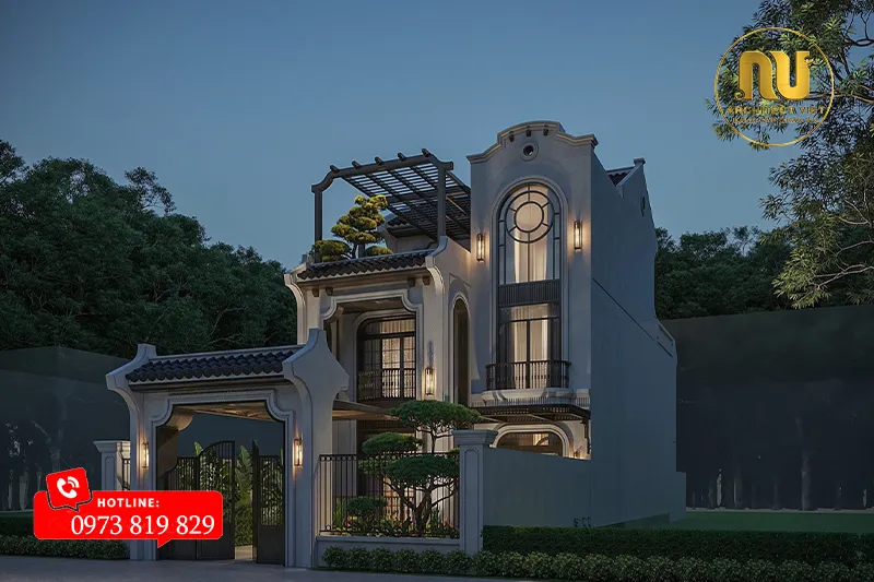 Mẫu Biệt Thự Kết Hợp Nhà Thờ Họ