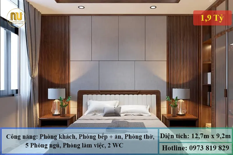 Mẫu Nhà 120m2 – Không Gian Sống Sang Trọng, Tiện Nghi