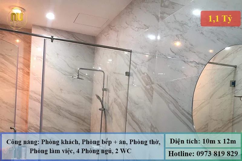 Mẫu Nhà 12x10m Hiện Đại – Không Gian Sống Đẹp