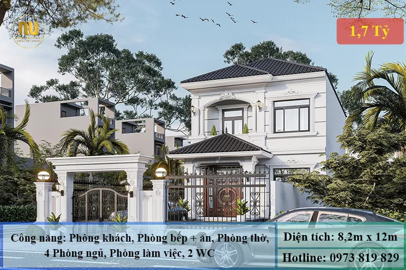 Mẫu Nhà 2 Tầng 100m2 Đẹp – Thiết Kế Sang Trọng, Tiện Nghi