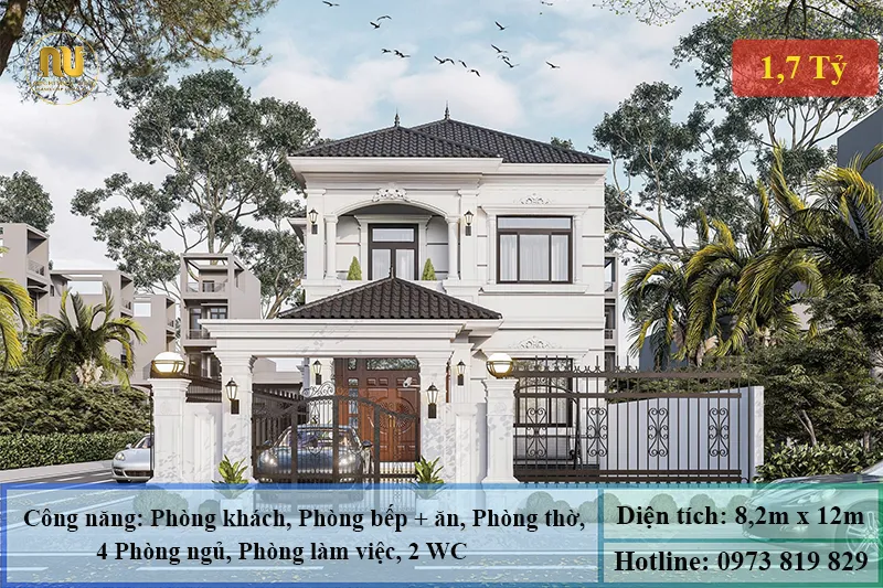 Mẫu Nhà 2 Tầng 100m2 Đẹp – Thiết Kế Sang Trọng, Tiện Nghi