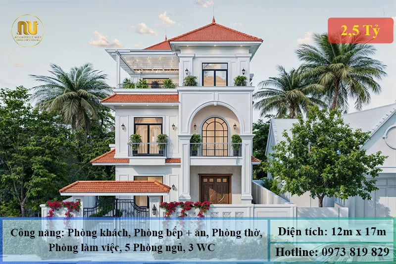 Mẫu Nhà 3 Tầng 200m2 Sang Trọng, Tiện Nghi
