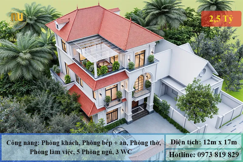 Mẫu Nhà 3 Tầng 200m2 Sang Trọng, Tiện Nghi