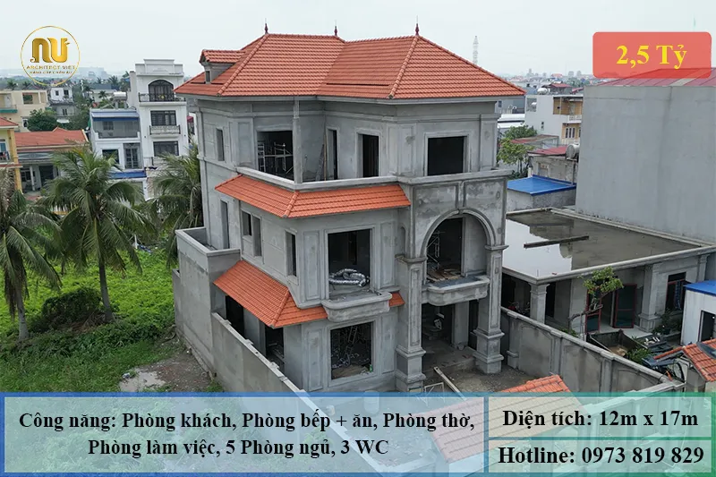 Mẫu Nhà 3 Tầng 200m2 Sang Trọng, Tiện Nghi