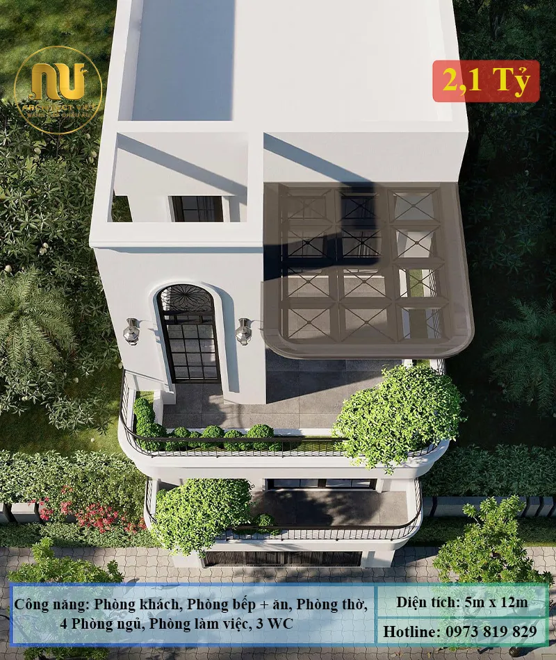 Mẫu Nhà 5x12 3 Tầng – Giải Pháp Cho Không Gian Hiện Đại