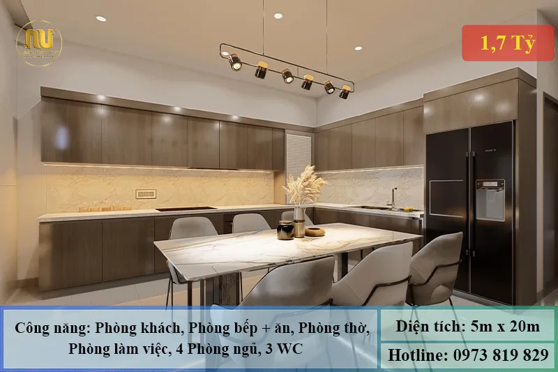 Mẫu Nhà 5x20 Hiện Đại – Giải Pháp Hoàn Hảo