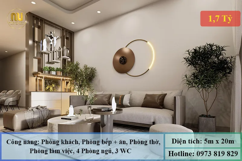 Mẫu Nhà 5x20 Hiện Đại – Giải Pháp Hoàn Hảo