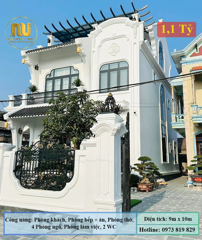 Mẫu Nhà 90m2 Đẹp Sang Trọng – Giải Pháp Không Gian Hoàn Hảo