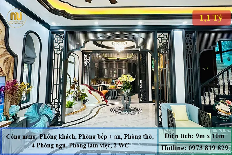 Mẫu Nhà 90m2 Đẹp Sang Trọng – Giải Pháp Không Gian Hoàn Hảo