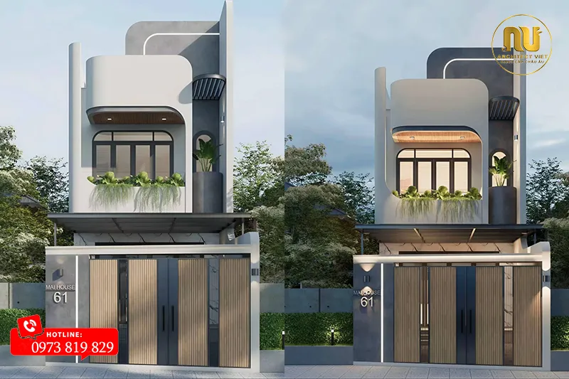 Mẫu Nhà Mặt Tiền 5m Hiện Đại: Đột Phá Thiết Kế