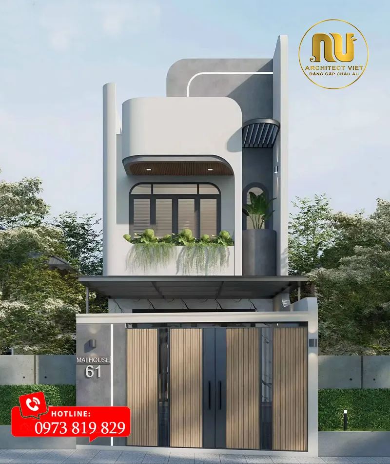 Mẫu Nhà Mặt Tiền 5m Hiện Đại: Đột Phá Thiết Kế