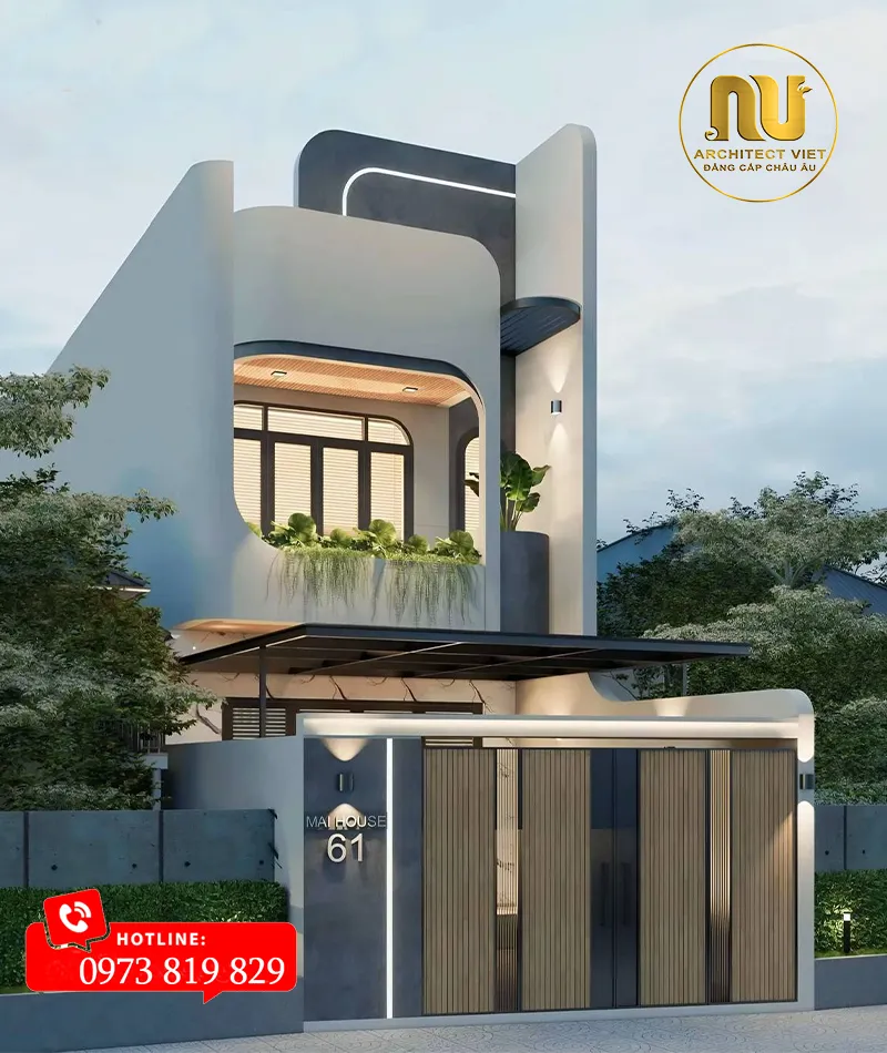 Mẫu Nhà Mặt Tiền 5m Hiện Đại: Đột Phá Thiết Kế
