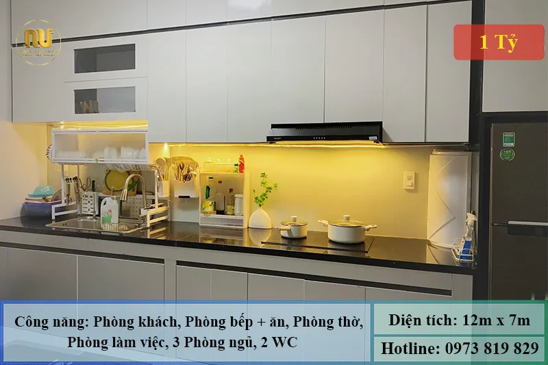Mẫu Nhà Ngang 12m Sâu 7m Đẹp Hiện Đại