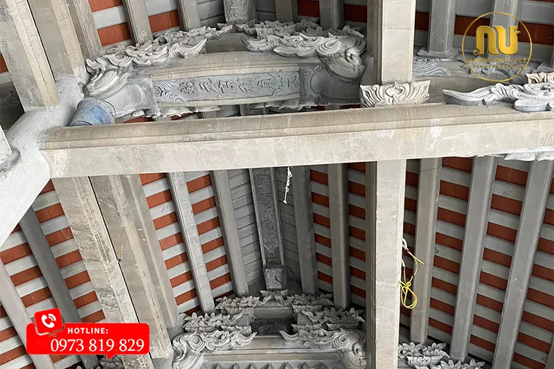 Mẫu Nhà Thờ 3 Gian Giả Gỗ 60m2 Tại Hải Dương