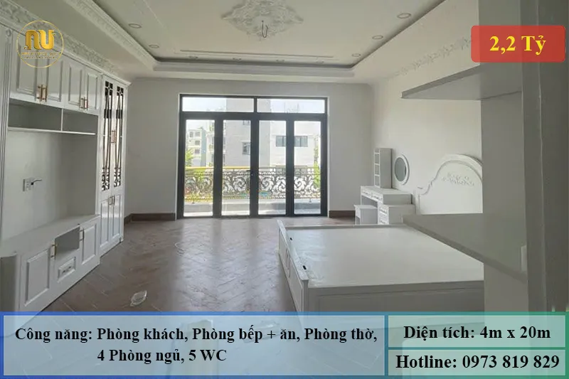 Khám Phá Mẫu Nhà Ống 5 Tầng 4x20m Tân Cổ Điển