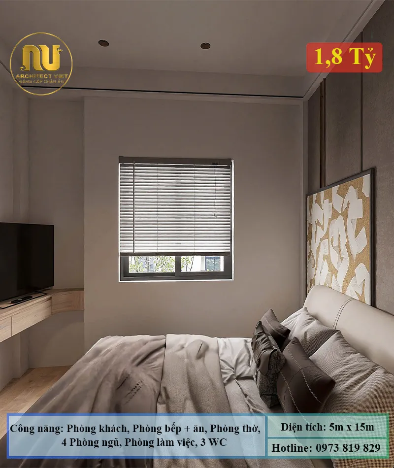 Nhà 3 Tầng 5x15m Hiện Đại – Không Gian Sống Thời Thượng