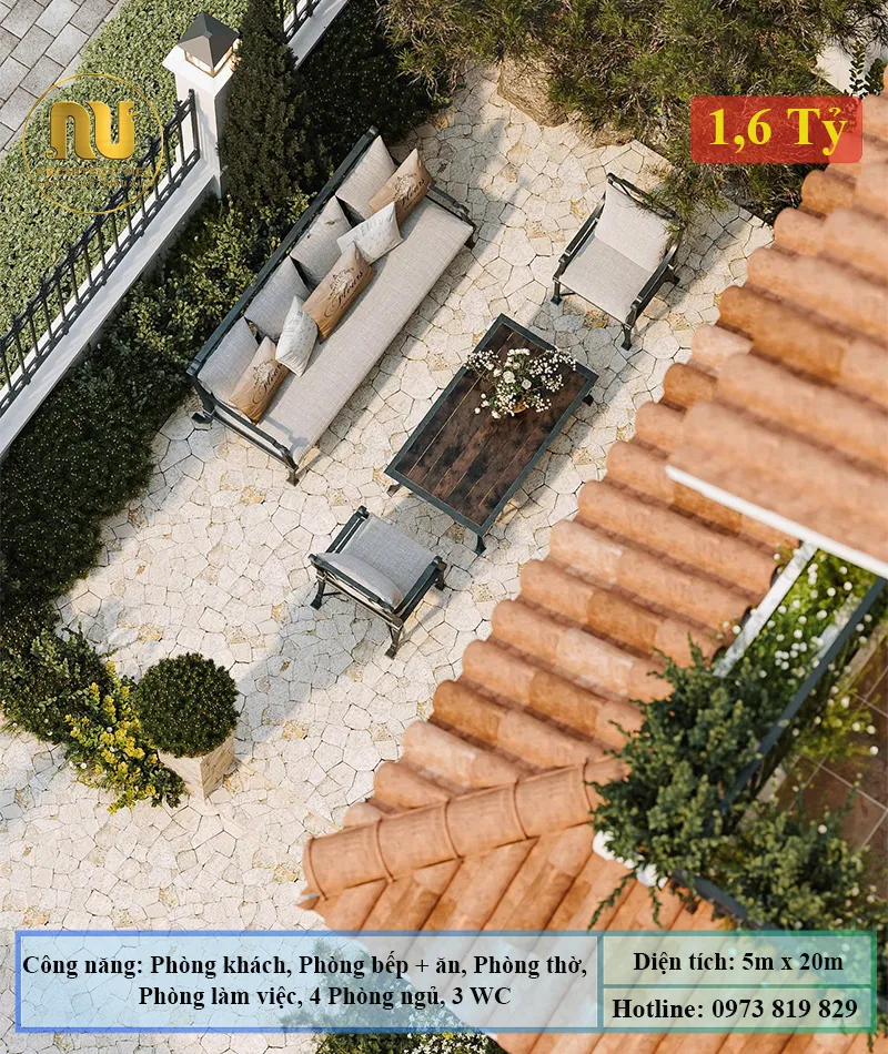 Nhà 4 Phòng Ngủ 5x20 – Giải Pháp Không Gian Sống Lý Tưởng