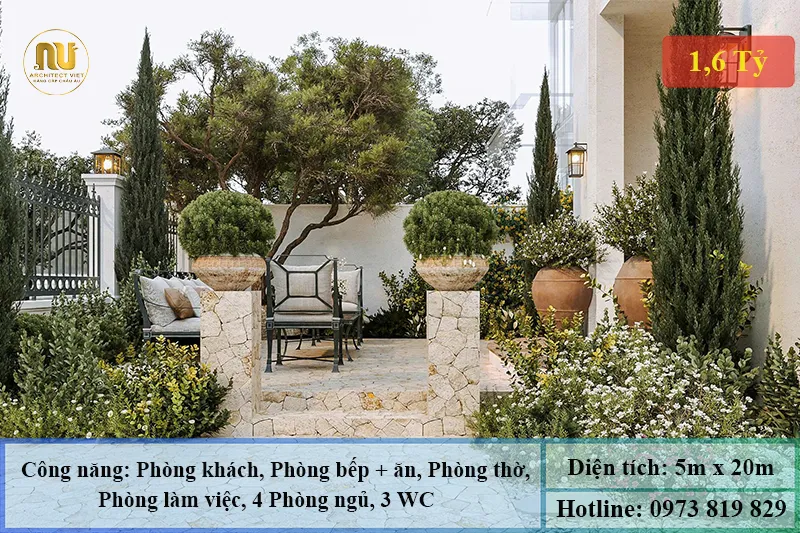 Nhà 4 Phòng Ngủ 5x20 – Giải Pháp Không Gian Sống Lý Tưởng