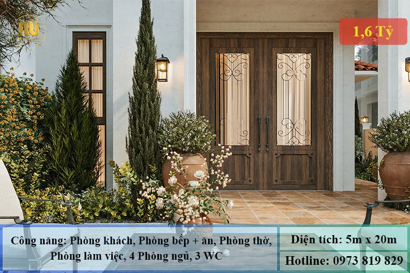 Nhà 4 Phòng Ngủ 5x20 – Giải Pháp Không Gian Sống Lý Tưởng