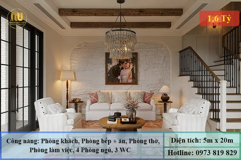 Nhà 4 Phòng Ngủ 5x20 – Giải Pháp Không Gian Sống Lý Tưởng