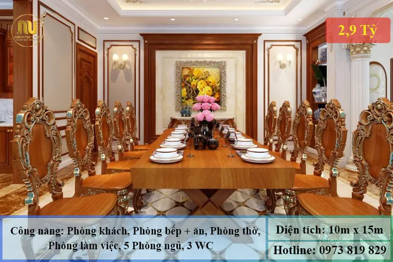 Nhà Biệt Thự Mặt Tiền 10m – Biểu Tượng Sang Trọng