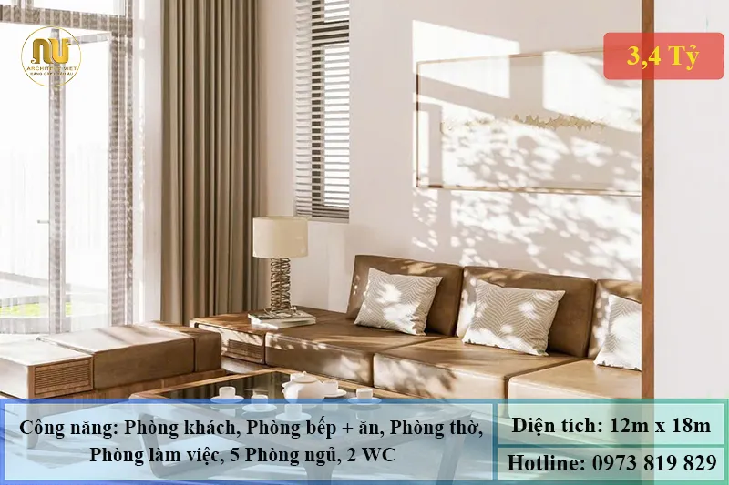 Mẫu Nhà Kiểu Pháp 2 Tầng 200m Sang Trọng