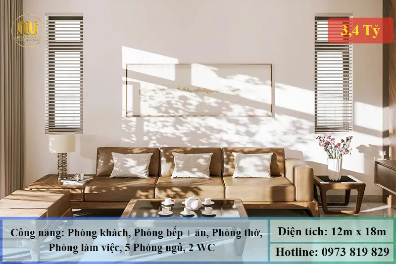 Mẫu Nhà Kiểu Pháp 2 Tầng 200m Sang Trọng