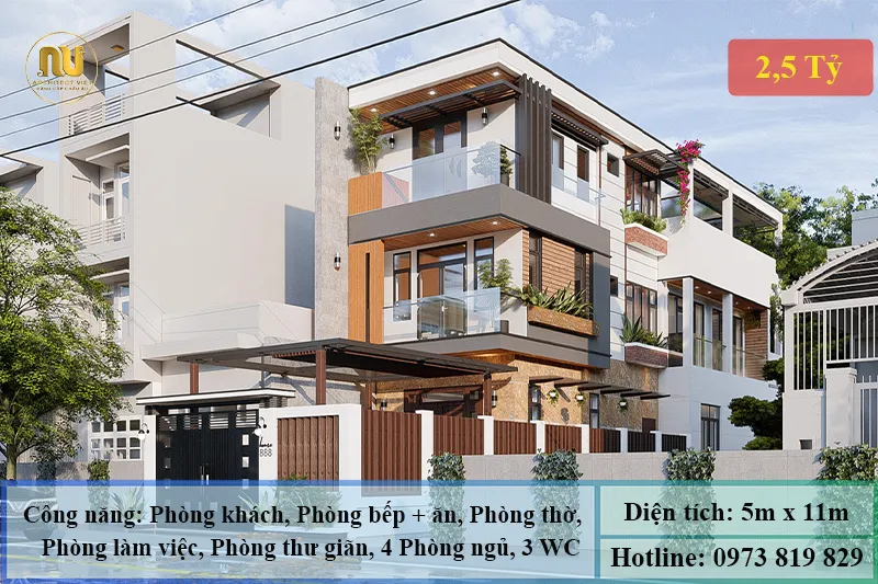 Nhà Lô Góc 2 Mặt Tiền 3 Tầng Hiện Đại – Thiết Kế Đột Phá