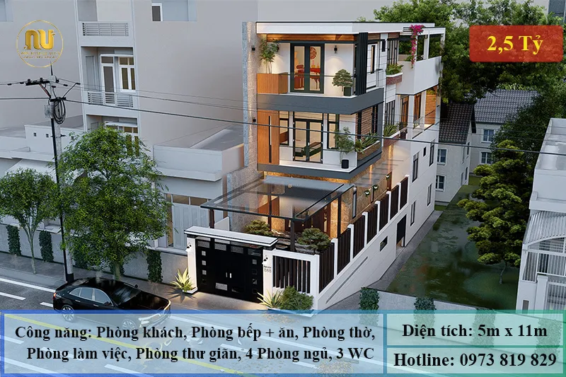 Nhà Lô Góc 2 Mặt Tiền 3 Tầng Hiện Đại – Thiết Kế Đột Phá