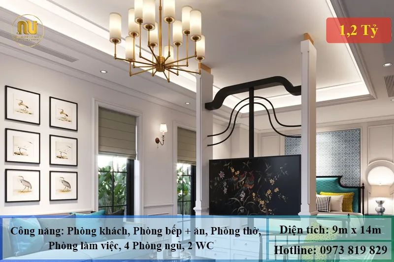 Mẫu Nhà Mái Nhật 9x14m 2 Tầng Hiện Đại – Giải Pháp Tối Ưu Tiện Nghi