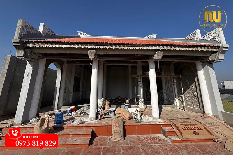 Nhà Thờ Họ 3 Gian Nông Thôn