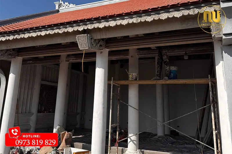 Nhà Thờ Họ 3 Gian Nông Thôn