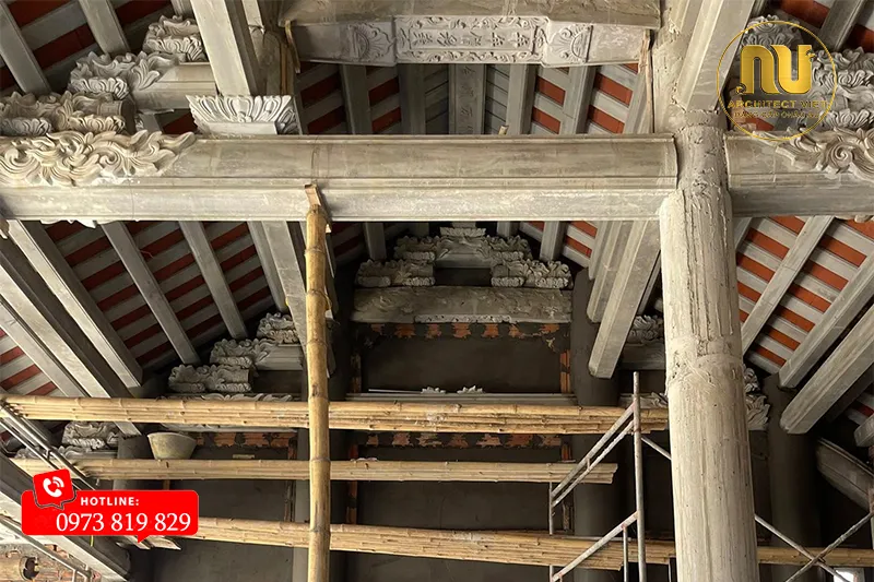 Nhà Thờ Kết Hợp Nhà Ngang