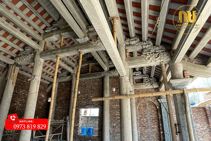 Nhà Thờ Kết Hợp Nhà Ngang