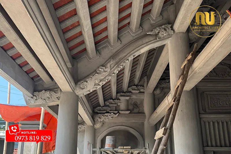 Nhà Thờ Kết Hợp Nhà Ngang