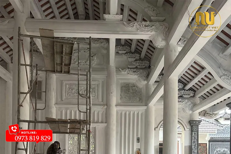 Nhà Thờ Kết Hợp Nhà Ngang