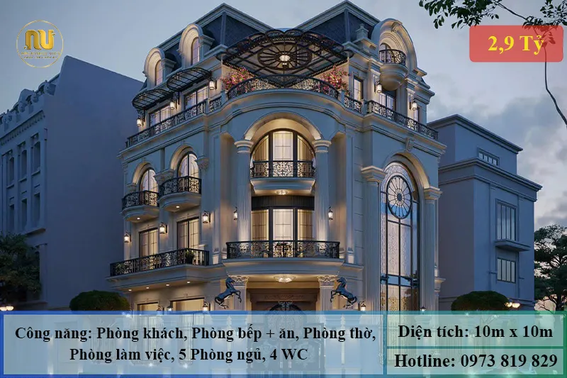 Thiết Kế Nhà Lô Góc 100m2 – Giải Pháp Kiến Trúc Đẳng Cấp