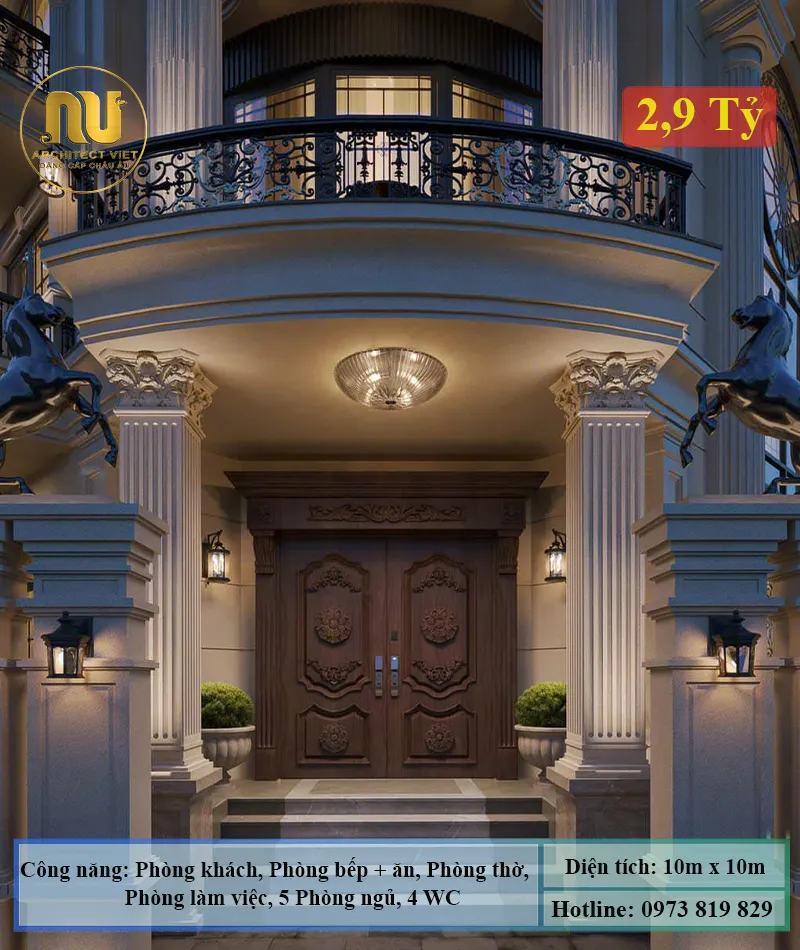 Thiết Kế Nhà Lô Góc 100m2 – Giải Pháp Kiến Trúc Đẳng Cấp